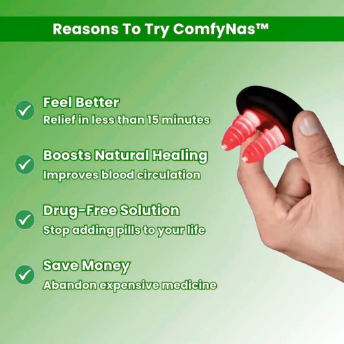 GrowvyComfyNas™ - Comfortable Nasal Solution