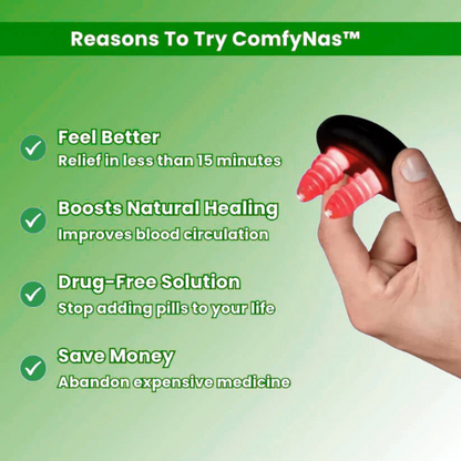 GrowvyComfyNas™ - Comfortable Nasal Solution
